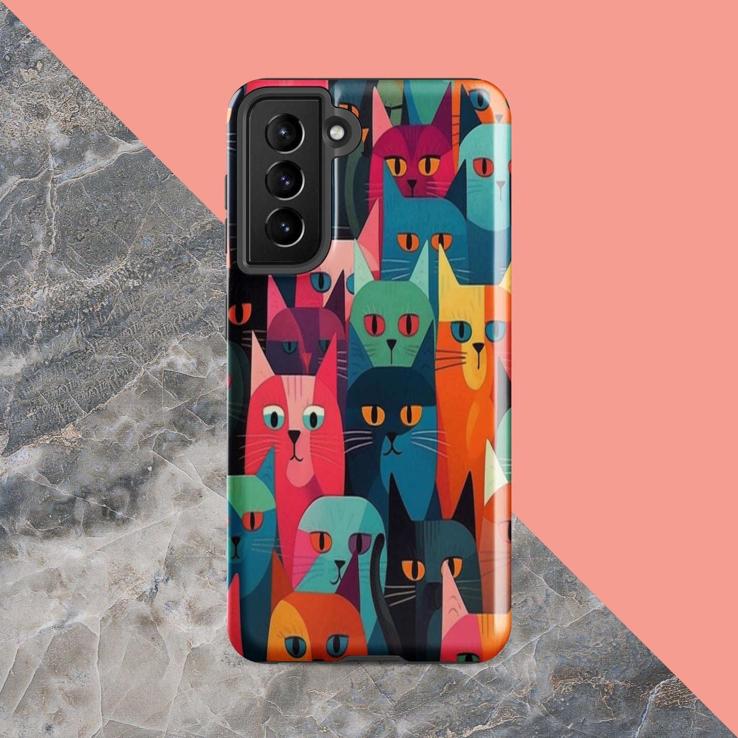 Cat Lady Tough Case, Shockproof Phone Case,Cool Designed Phone Cases, Pocket-friendly