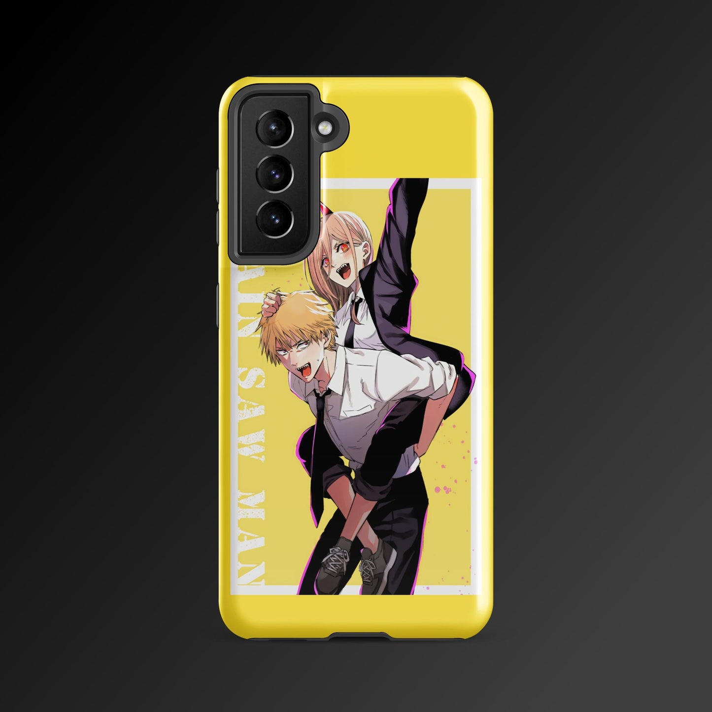 Chain Saw Man Tough Case, Shockproof Phone Case,Cool Designed Phone Cases, Pocket-friendly