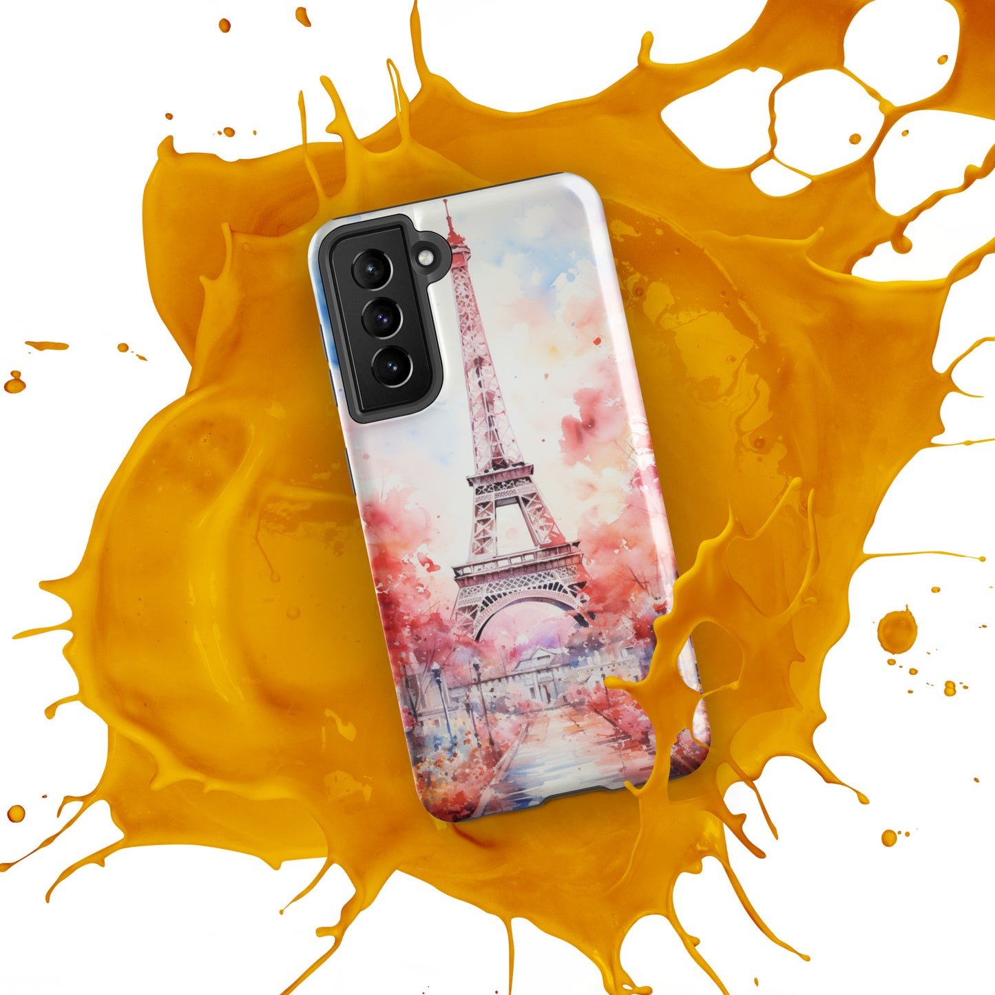Watercolor Paris Dream Tough Case, Shockproof Phone Case,Cool Designed Phone Cases, Pocket-friendly