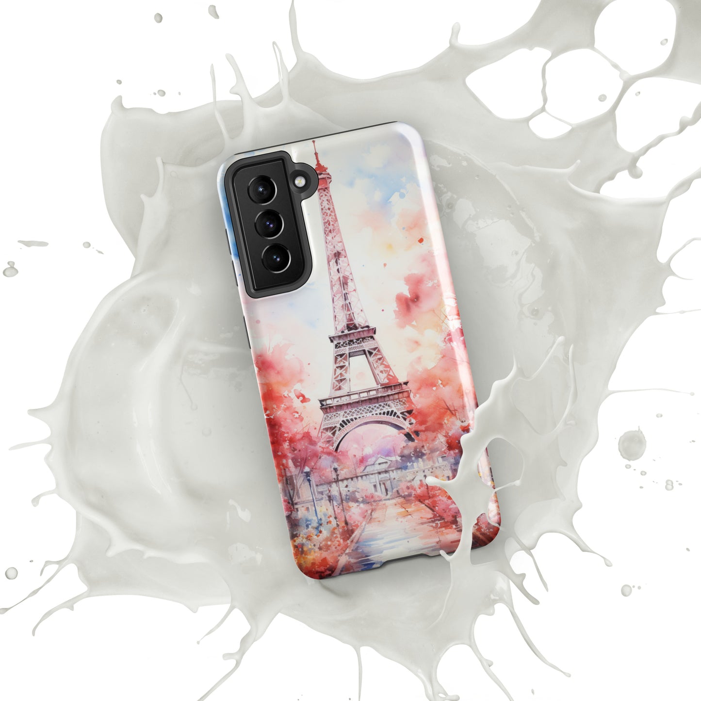Watercolor Paris Dream Tough Case, Shockproof Phone Case,Cool Designed Phone Cases, Pocket-friendly