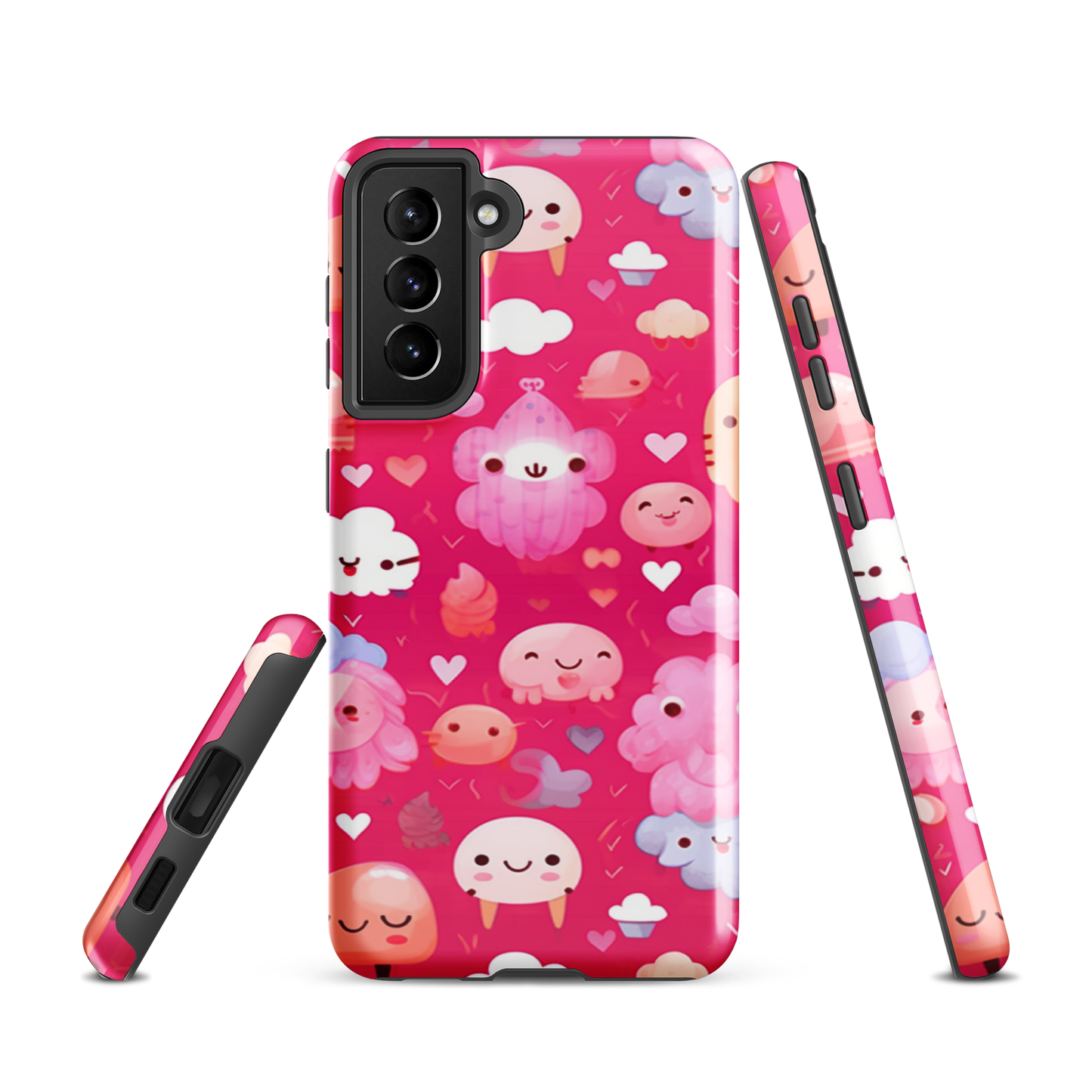 Pink and Fluffy Tough Case, Shockproof Phone Case,Cool Designed Phone Cases, Pocket-friendly