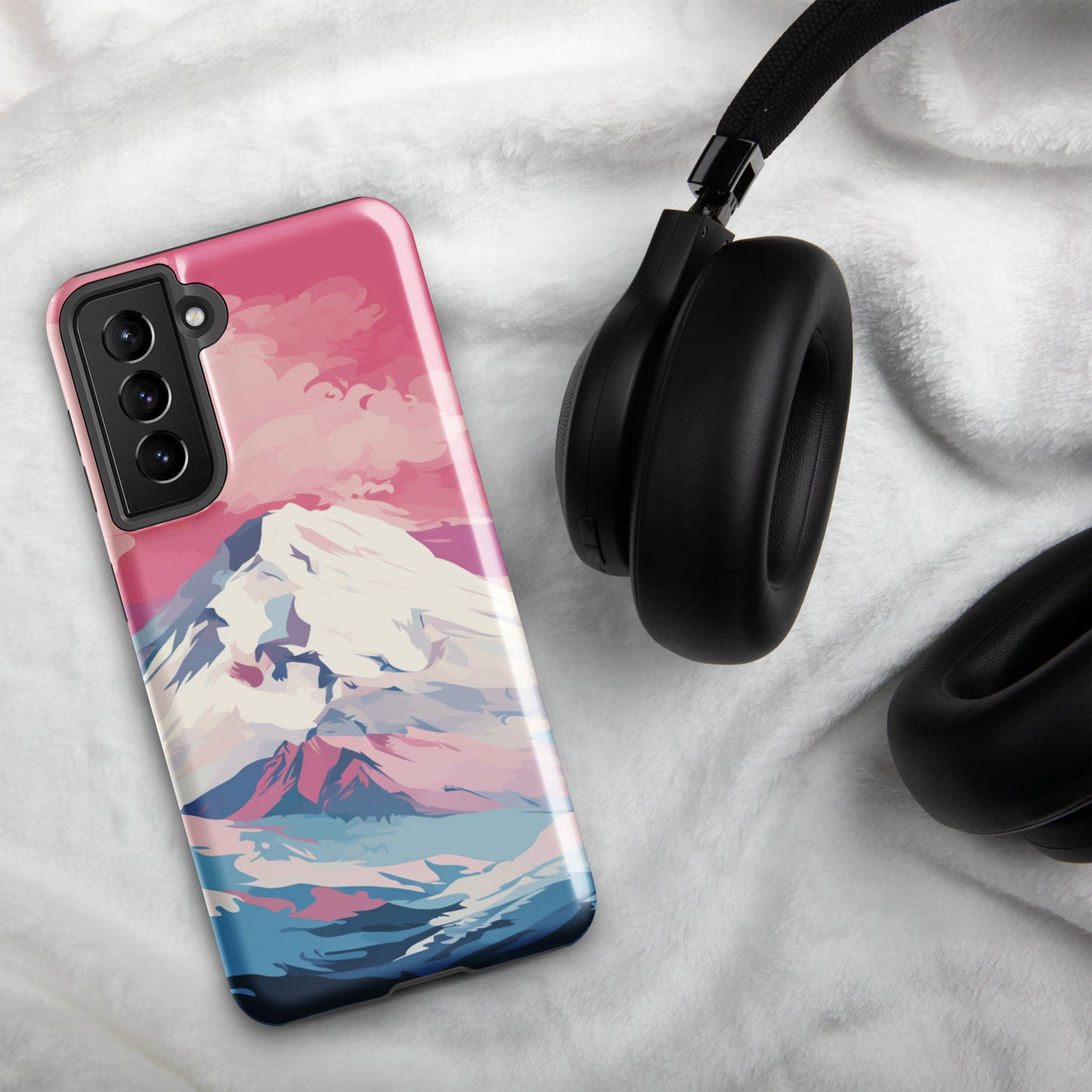 Pastel Mountain Tough Case, Shockproof Phone Case,Cool Designed Phone Cases, Pocket-friendly