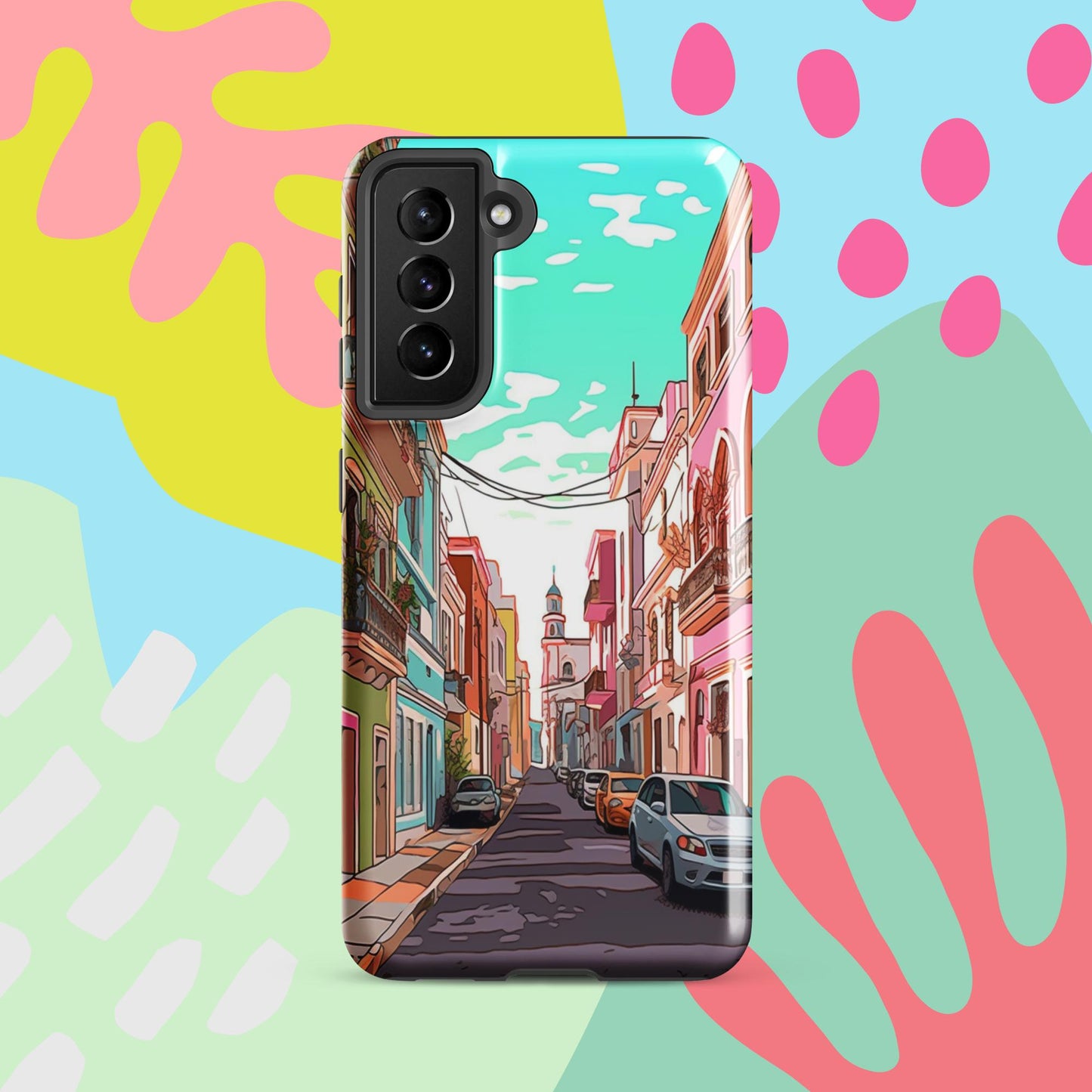 Old San Juan Tough Case, Shockproof Phone Case,Cool Designed Phone Cases, Pocket-friendly