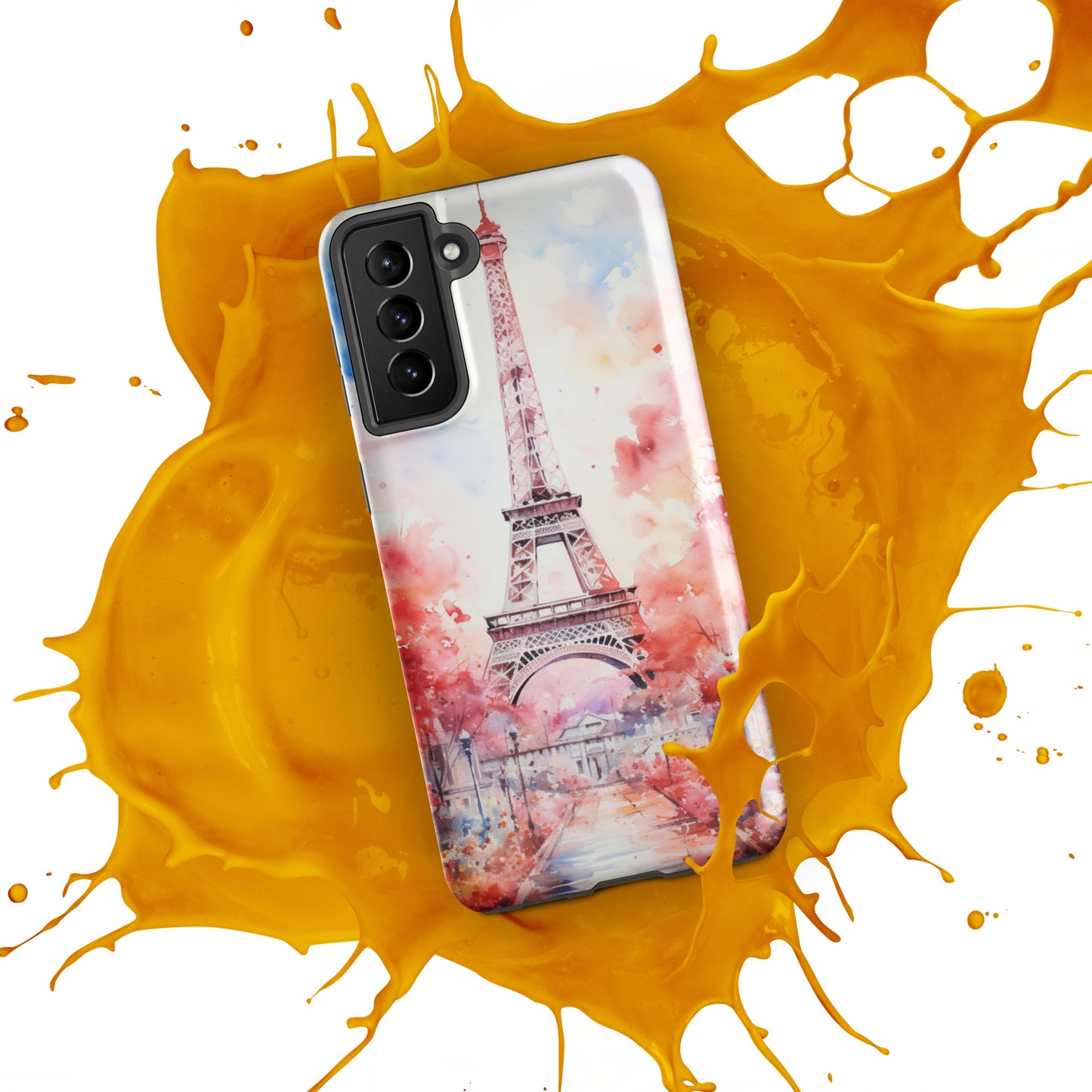 Watercolor Paris Dream Tough Case, Shockproof Phone Case,Cool Designed Phone Cases, Pocket-friendly