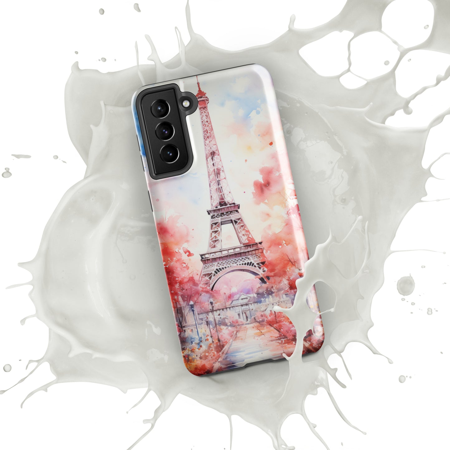 Watercolor Paris Dream Tough Case, Shockproof Phone Case,Cool Designed Phone Cases, Pocket-friendly