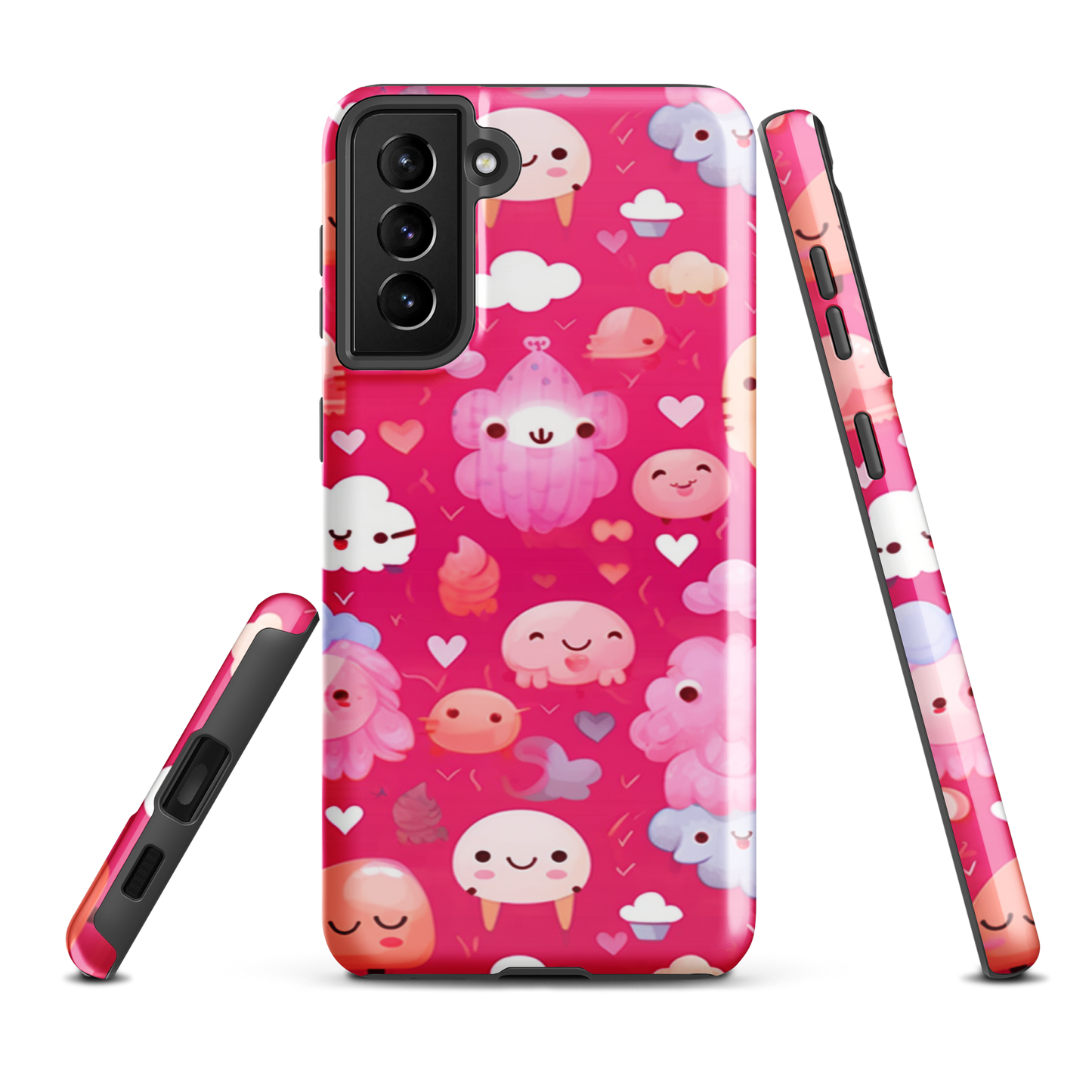 Pink and Fluffy Tough Case, Shockproof Phone Case,Cool Designed Phone Cases, Pocket-friendly