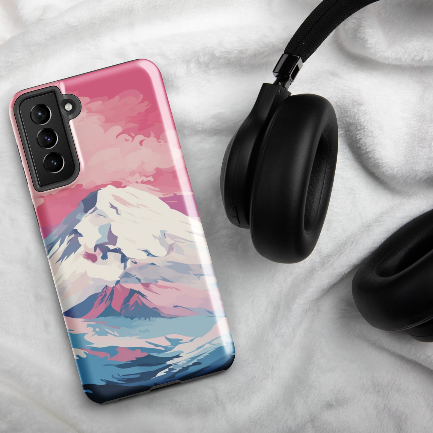 Pastel Mountain Tough Case, Shockproof Phone Case,Cool Designed Phone Cases, Pocket-friendly