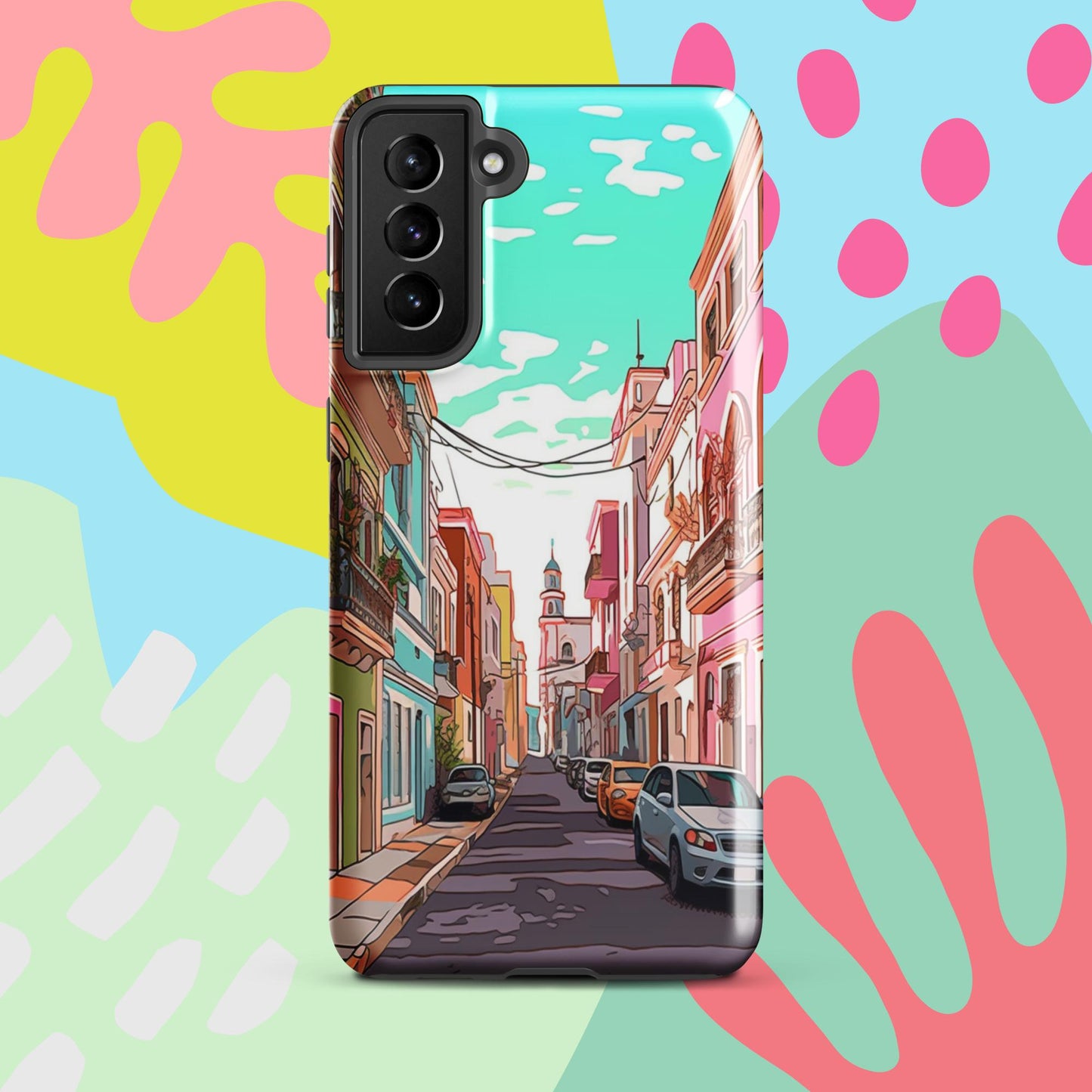Old San Juan Tough Case, Shockproof Phone Case,Cool Designed Phone Cases, Pocket-friendly