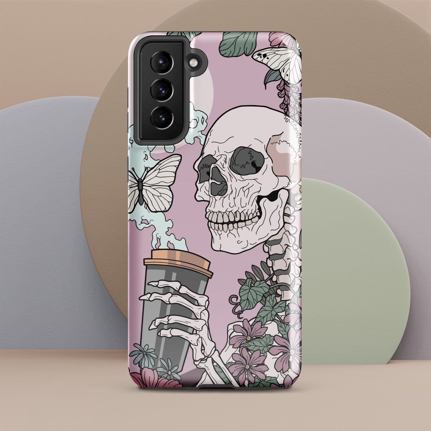 I'm Dead Without My Coffee Tough case for Samsung®, Shockproof Phone Case, Anime Designed Phone Cases, Pocket-friendly