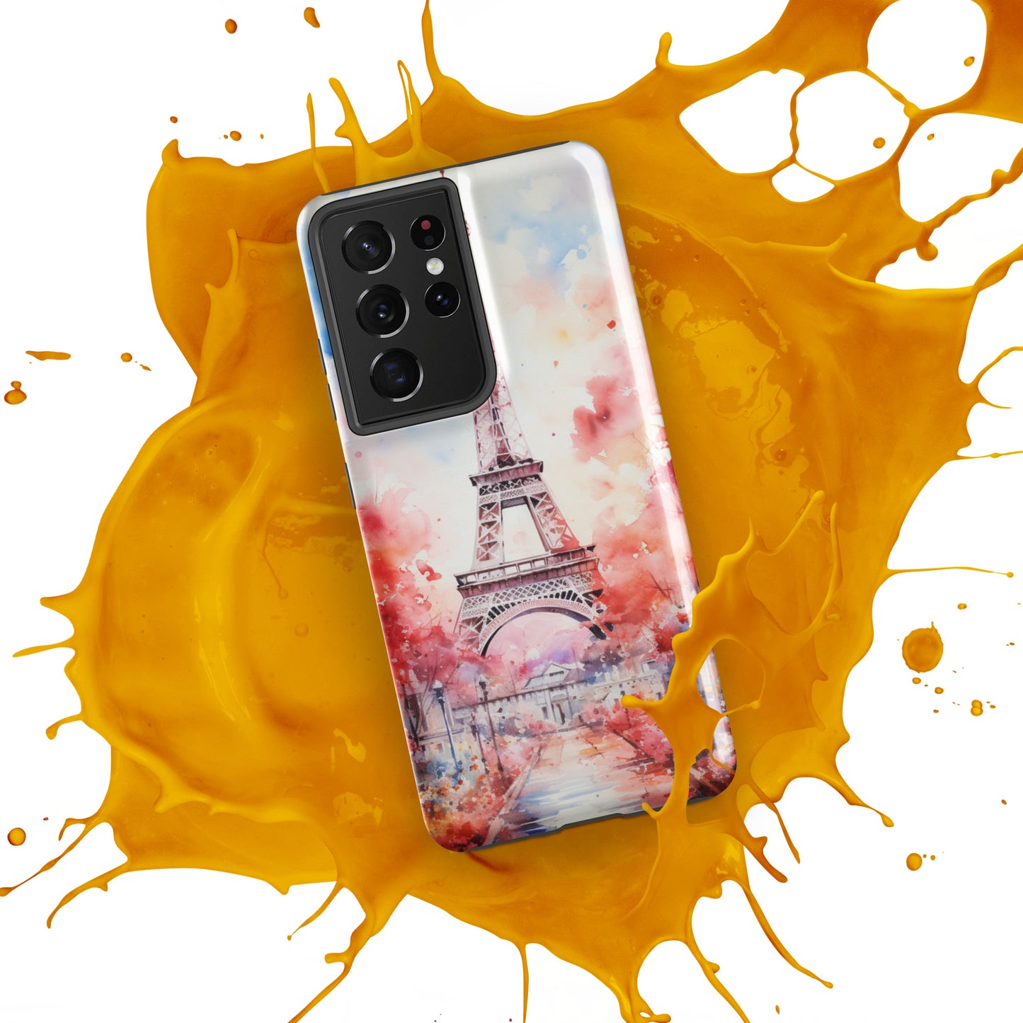 Watercolor Paris Dream Tough Case, Shockproof Phone Case,Cool Designed Phone Cases, Pocket-friendly