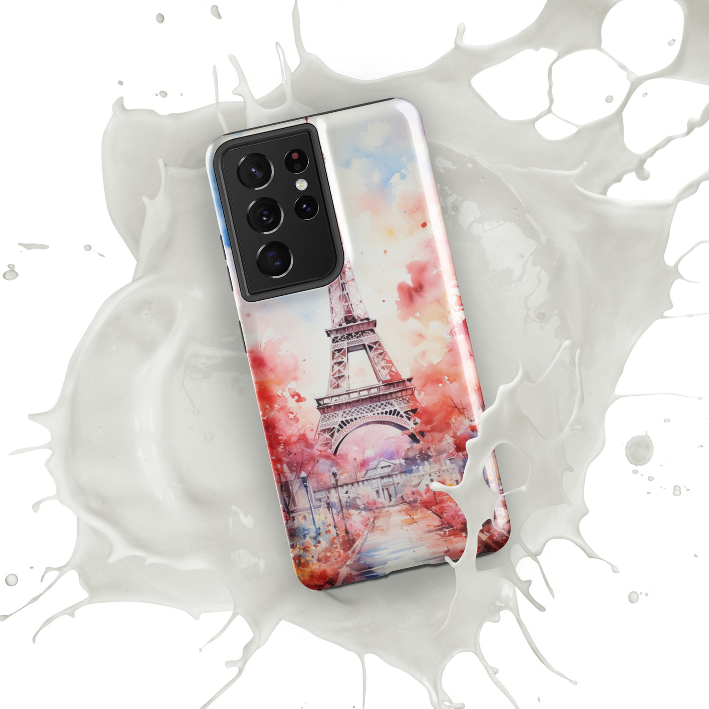 Watercolor Paris Dream Tough Case, Shockproof Phone Case,Cool Designed Phone Cases, Pocket-friendly