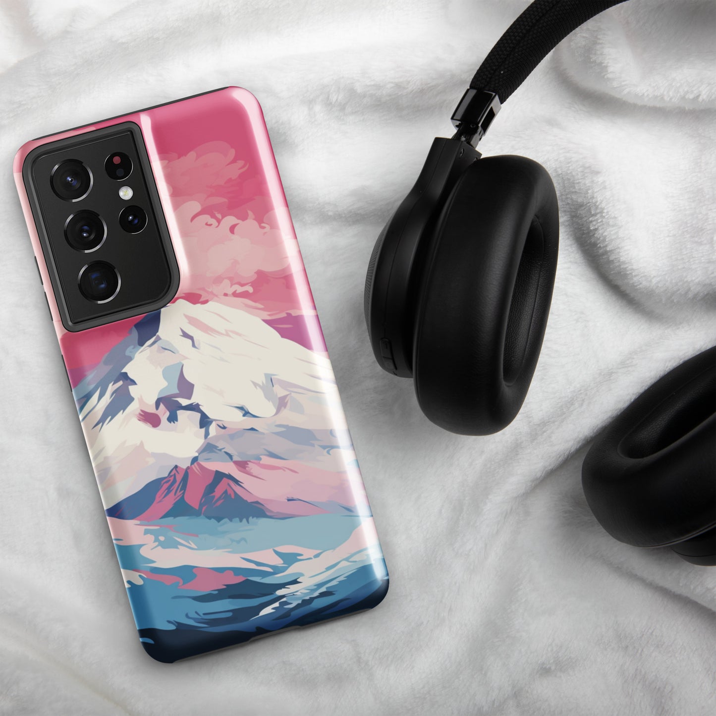 Pastel Mountain Tough Case, Shockproof Phone Case,Cool Designed Phone Cases, Pocket-friendly