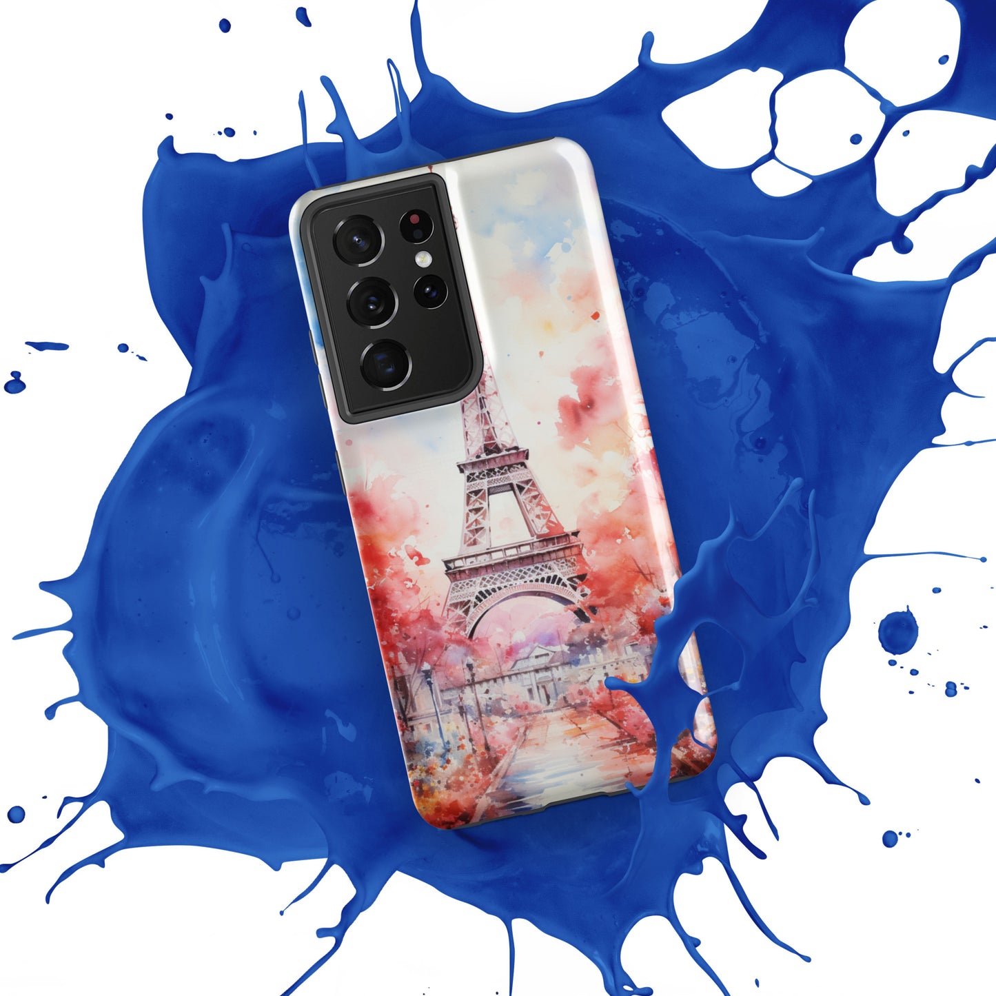 Watercolor Paris Dream Tough Case, Shockproof Phone Case,Cool Designed Phone Cases, Pocket-friendly