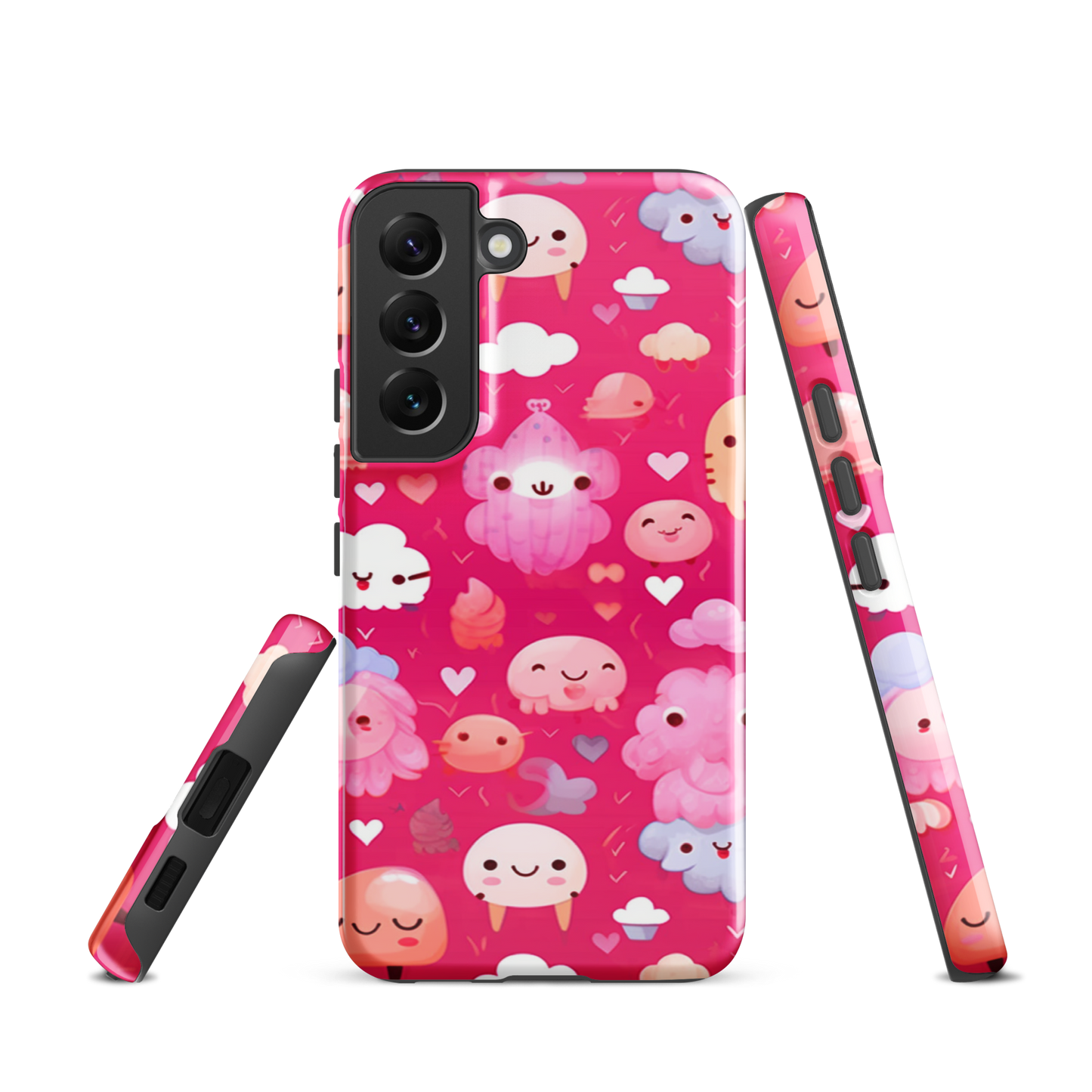 Pink and Fluffy Tough Case, Shockproof Phone Case,Cool Designed Phone Cases, Pocket-friendly