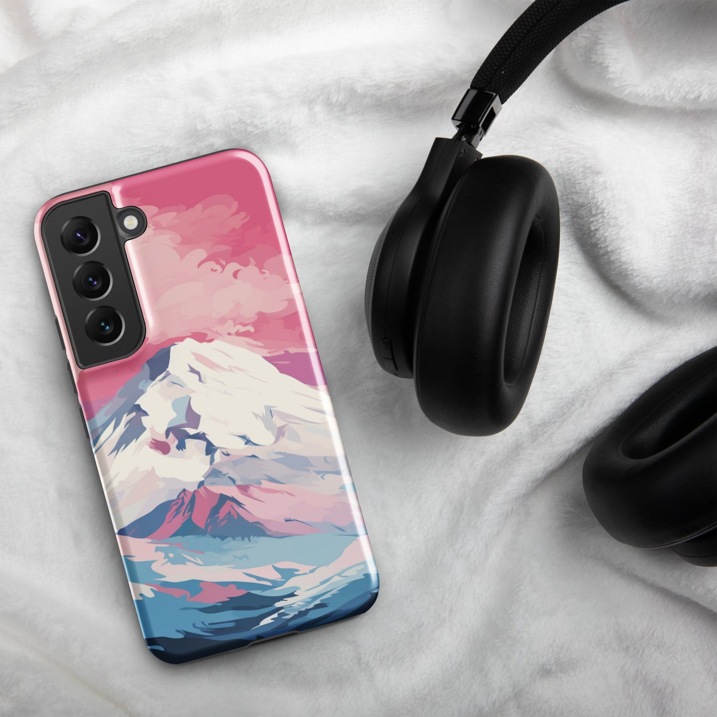 Pastel Mountain Tough Case, Shockproof Phone Case,Cool Designed Phone Cases, Pocket-friendly