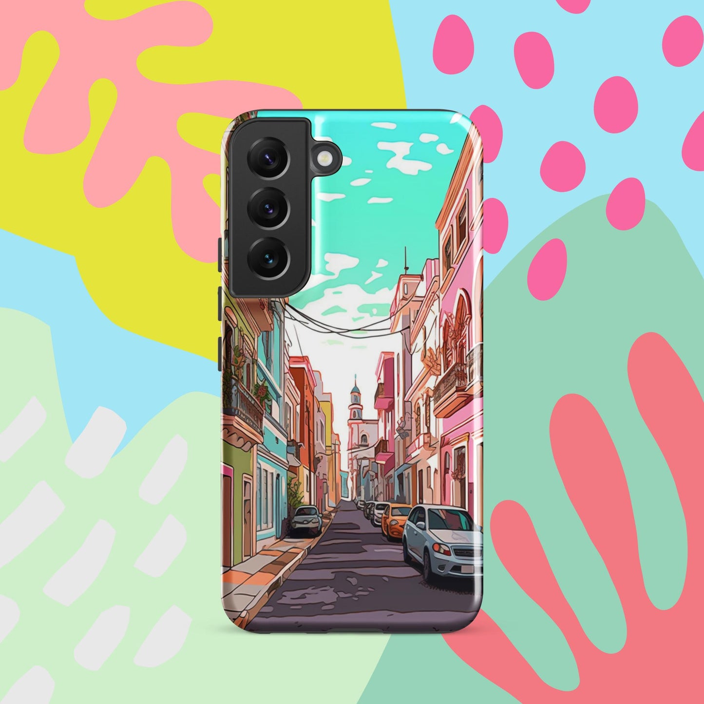 Old San Juan Tough Case, Shockproof Phone Case,Cool Designed Phone Cases, Pocket-friendly