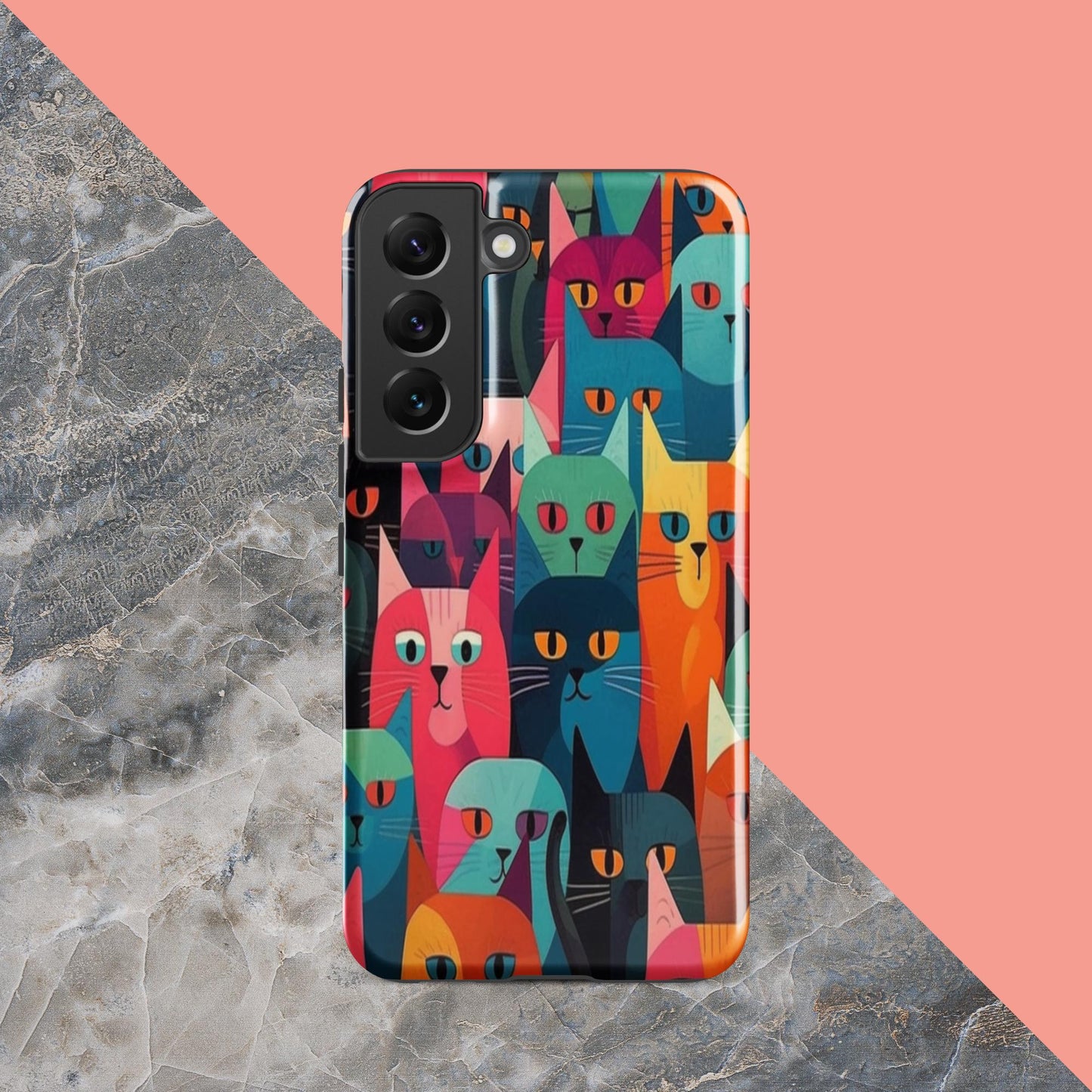 Cat Lady Tough Case, Shockproof Phone Case,Cool Designed Phone Cases, Pocket-friendly