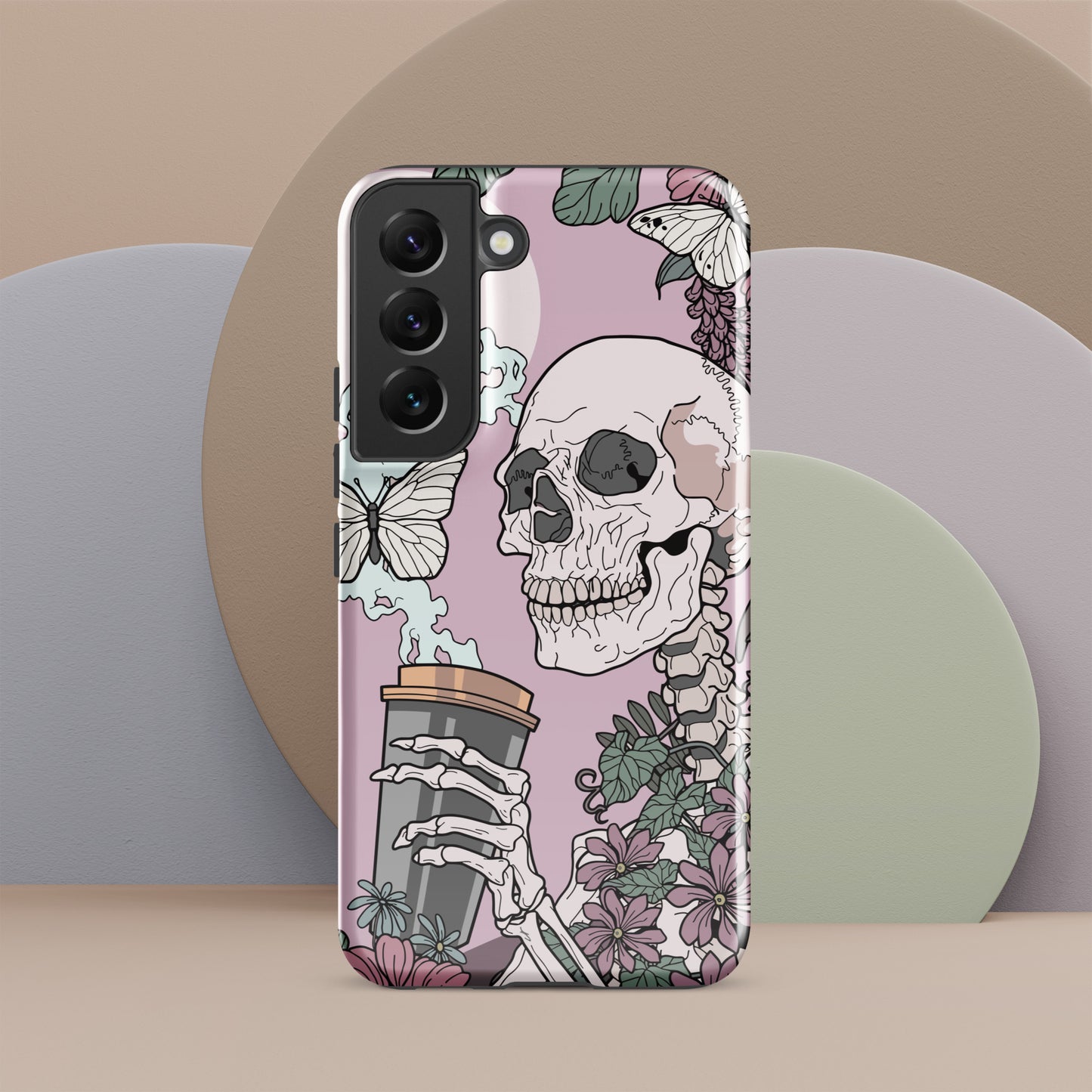 I'm Dead Without My Coffee Tough case for Samsung®, Shockproof Phone Case, Anime Designed Phone Cases, Pocket-friendly