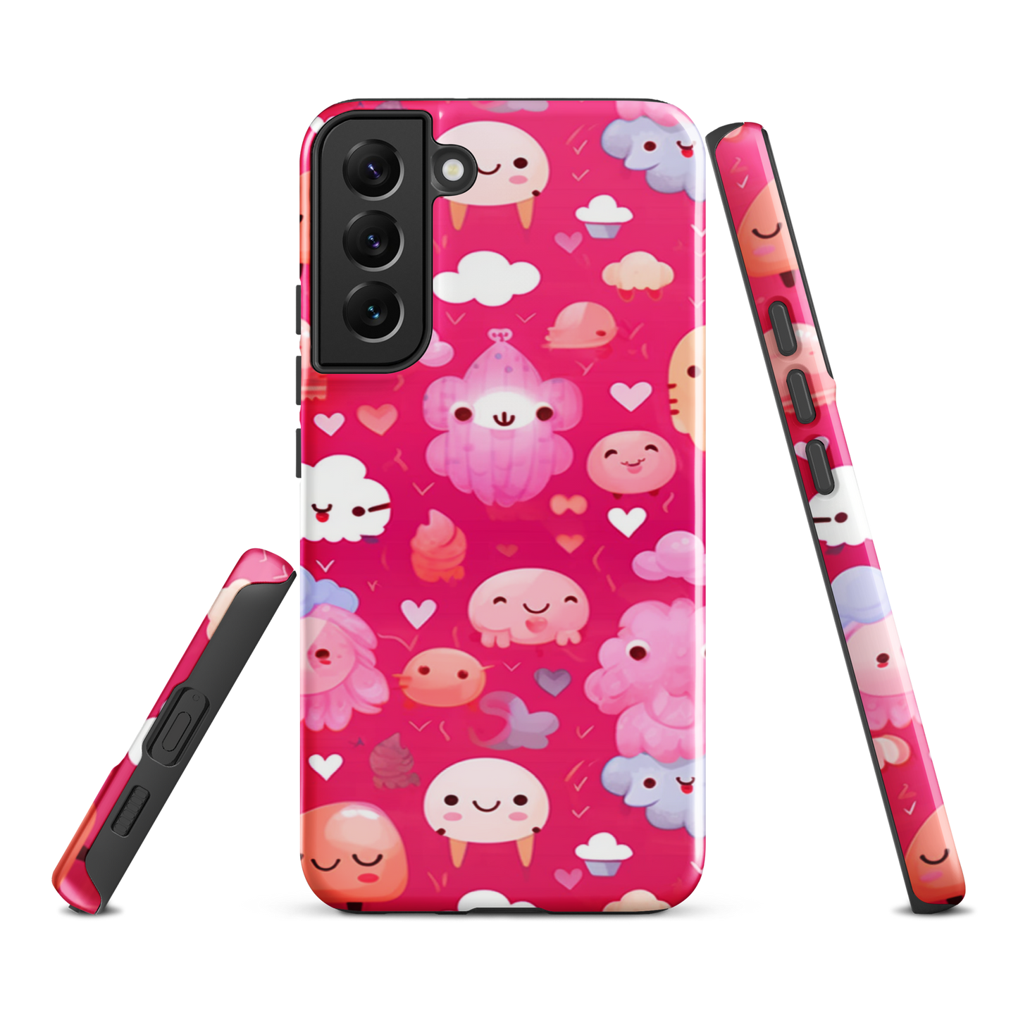 Pink and Fluffy Tough Case, Shockproof Phone Case,Cool Designed Phone Cases, Pocket-friendly