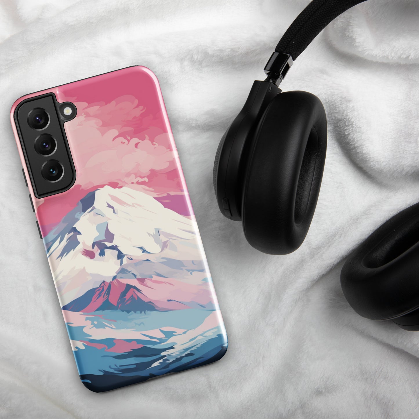 Pastel Mountain Tough Case, Shockproof Phone Case,Cool Designed Phone Cases, Pocket-friendly