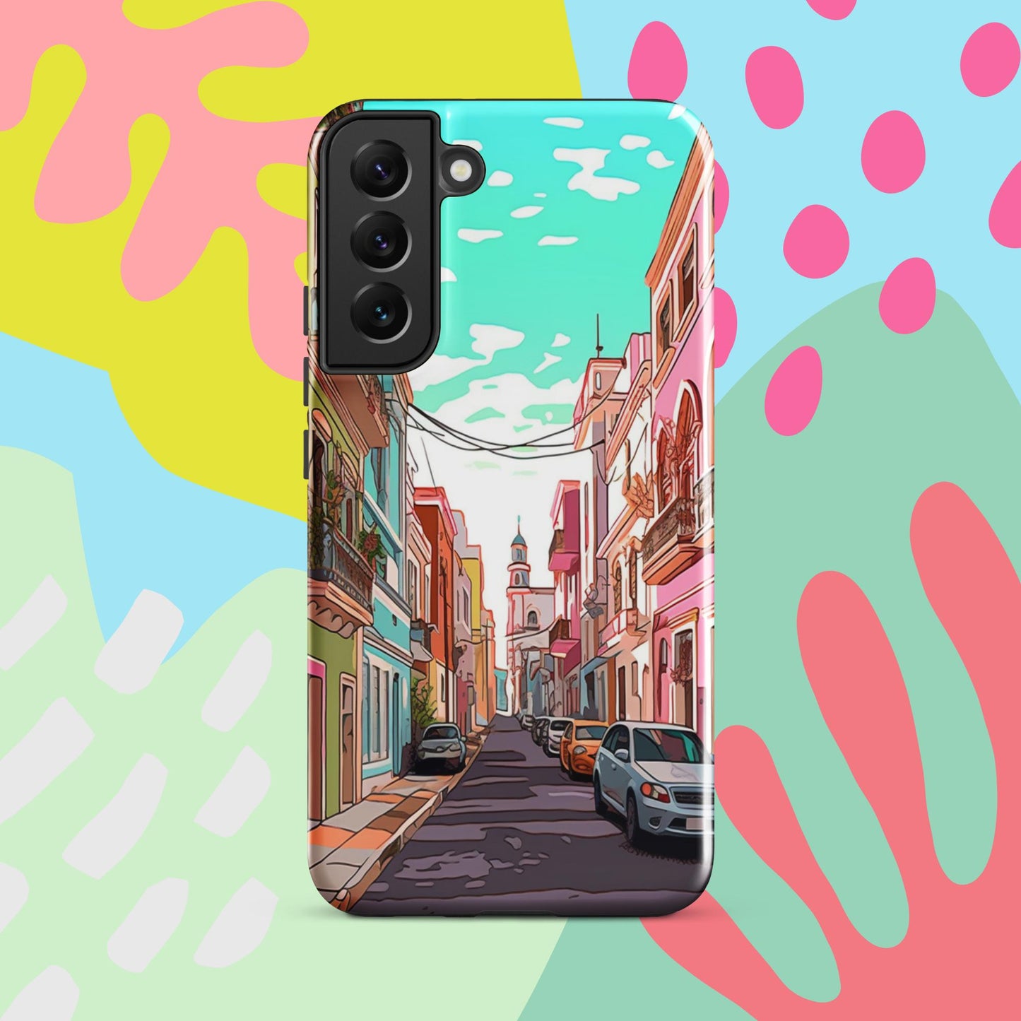 Old San Juan Tough Case, Shockproof Phone Case,Cool Designed Phone Cases, Pocket-friendly