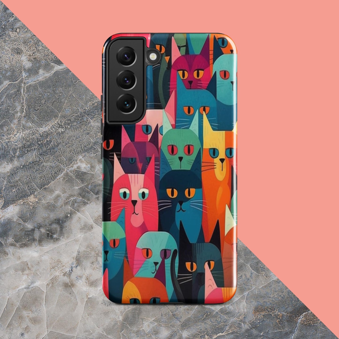 Cat Lady Tough Case, Shockproof Phone Case,Cool Designed Phone Cases, Pocket-friendly