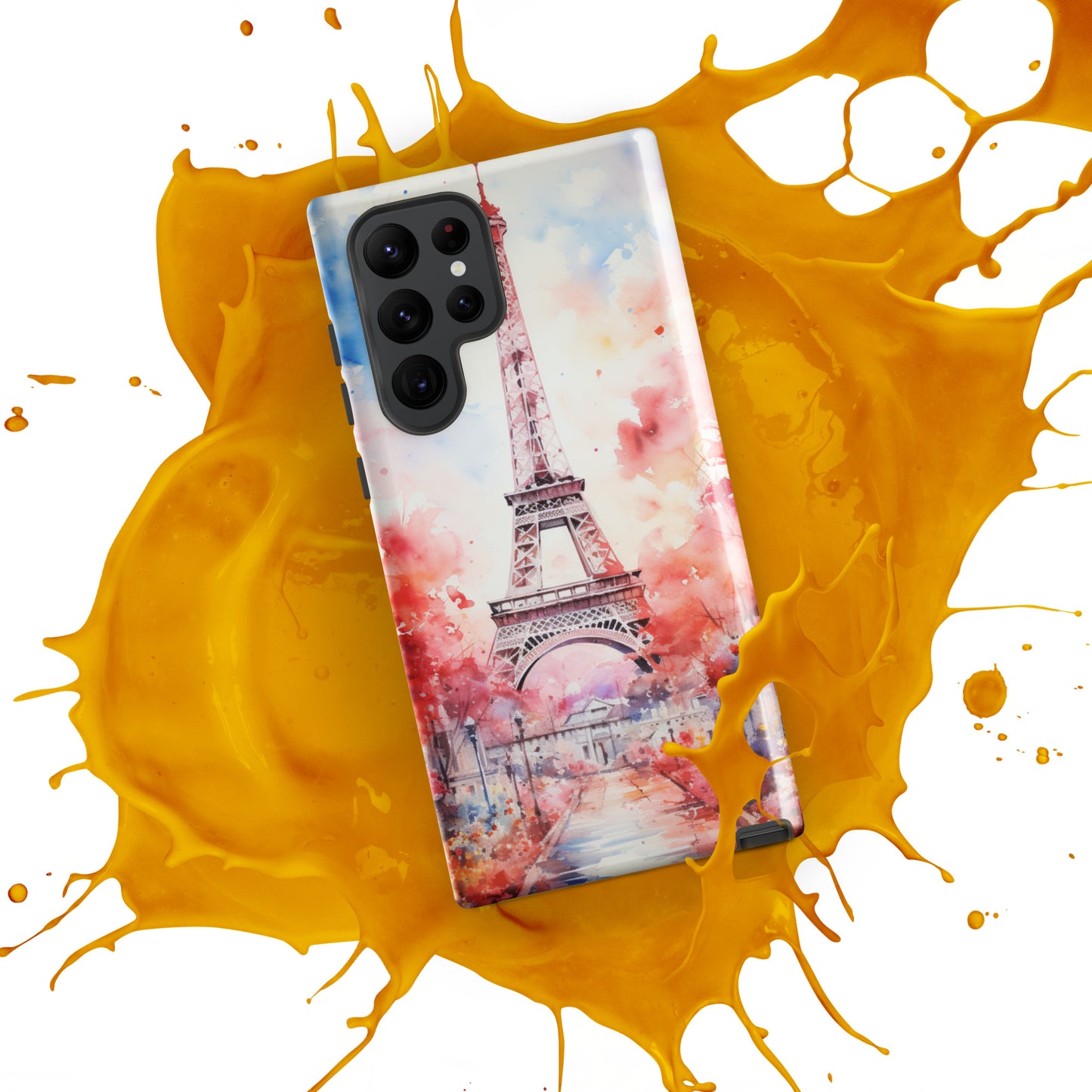Watercolor Paris Dream Tough Case, Shockproof Phone Case,Cool Designed Phone Cases, Pocket-friendly