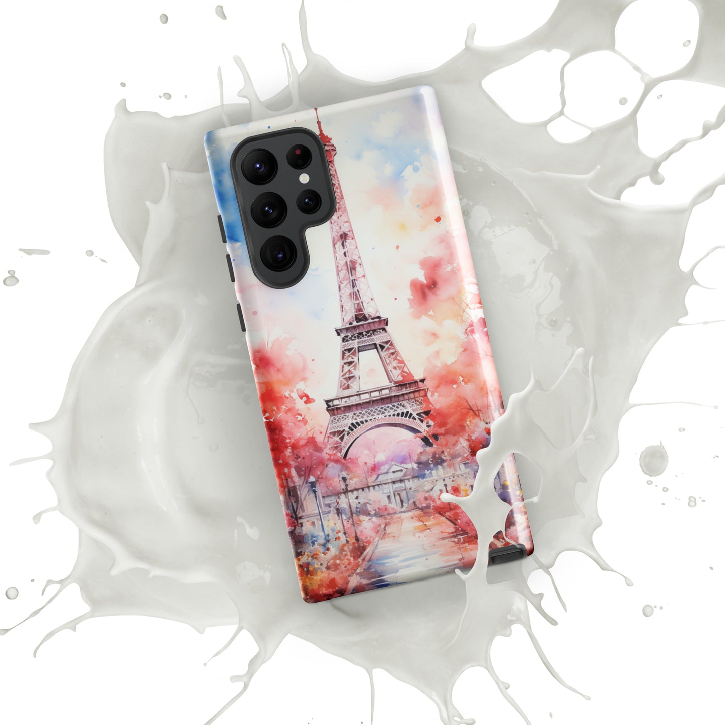 Watercolor Paris Dream Tough Case, Shockproof Phone Case,Cool Designed Phone Cases, Pocket-friendly