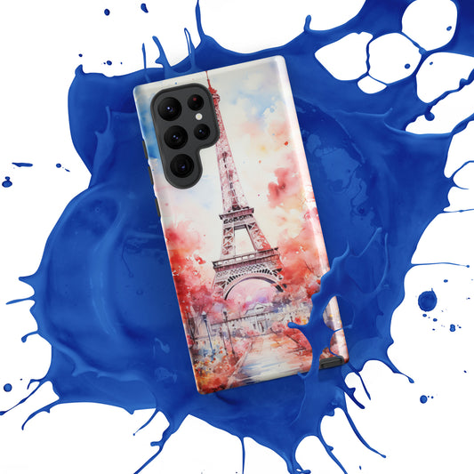 Watercolor Paris Dream Tough Case, Shockproof Phone Case,Cool Designed Phone Cases, Pocket-friendly