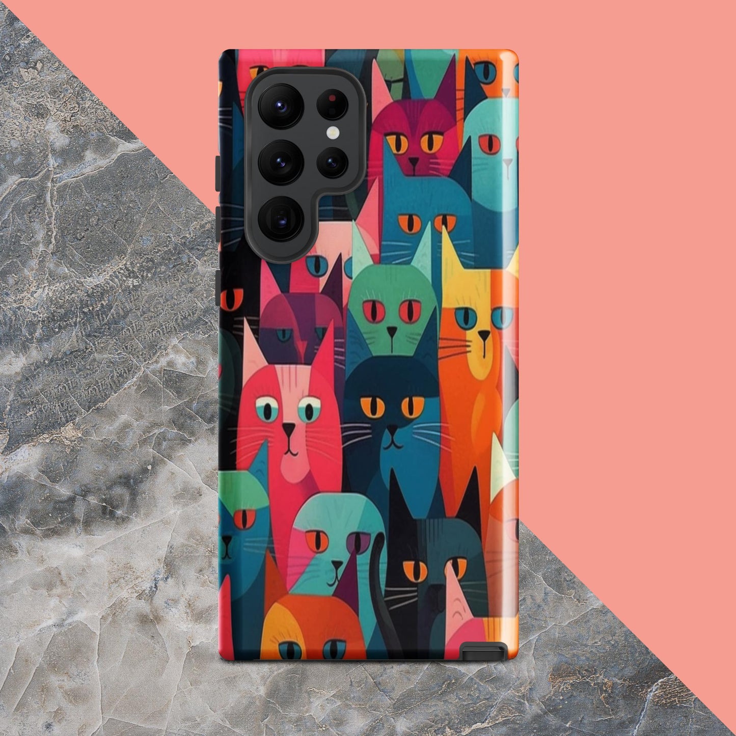 Cat Lady Tough Case, Shockproof Phone Case,Cool Designed Phone Cases, Pocket-friendly