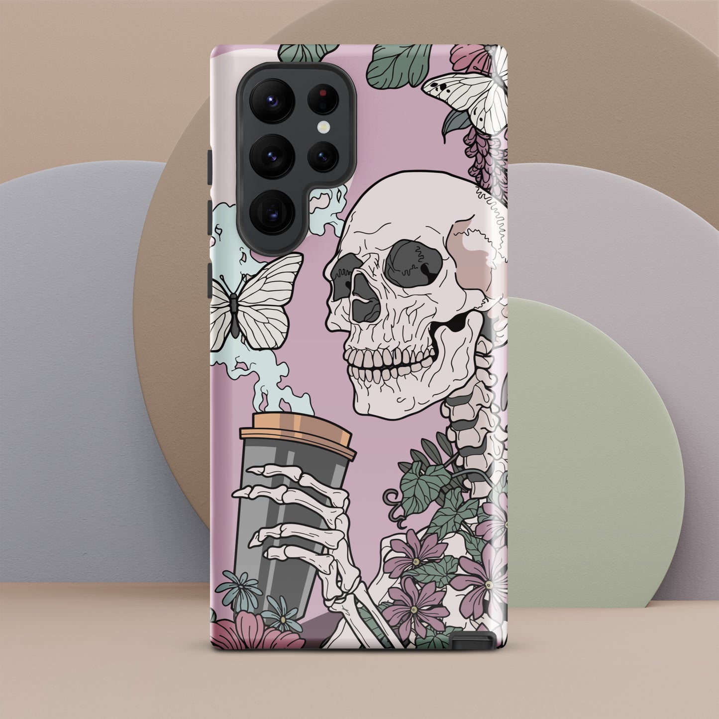 I'm Dead Without My Coffee Tough case for Samsung®, Shockproof Phone Case, Anime Designed Phone Cases, Pocket-friendly