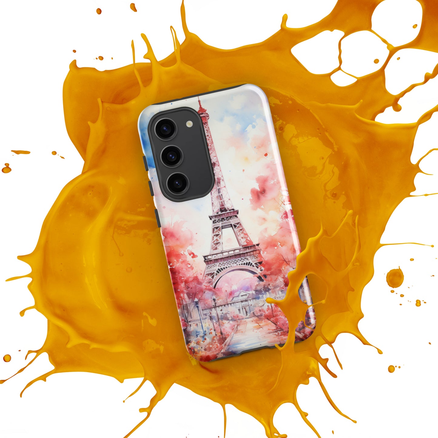 Watercolor Paris Dream Tough Case, Shockproof Phone Case,Cool Designed Phone Cases, Pocket-friendly