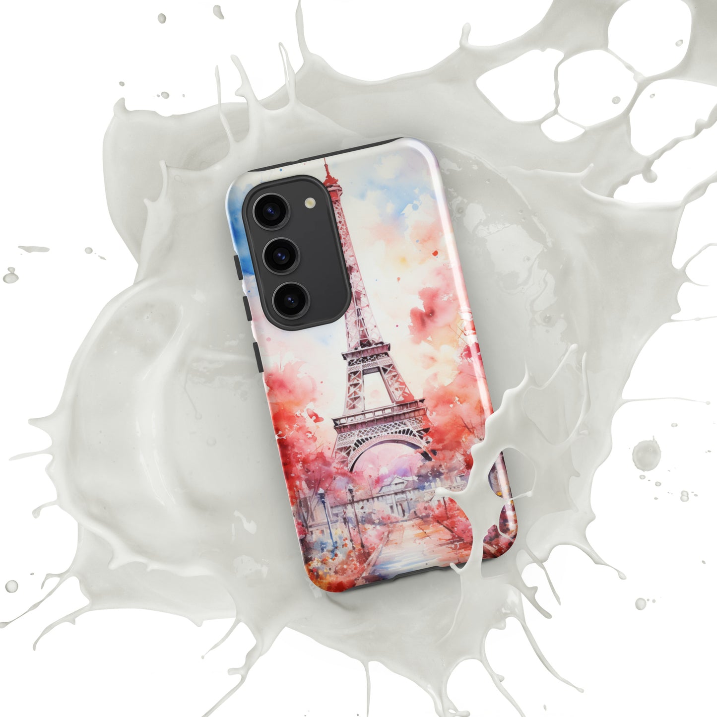 Watercolor Paris Dream Tough Case, Shockproof Phone Case,Cool Designed Phone Cases, Pocket-friendly