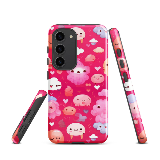 Pink and Fluffy Tough Case, Shockproof Phone Case,Cool Designed Phone Cases, Pocket-friendly
