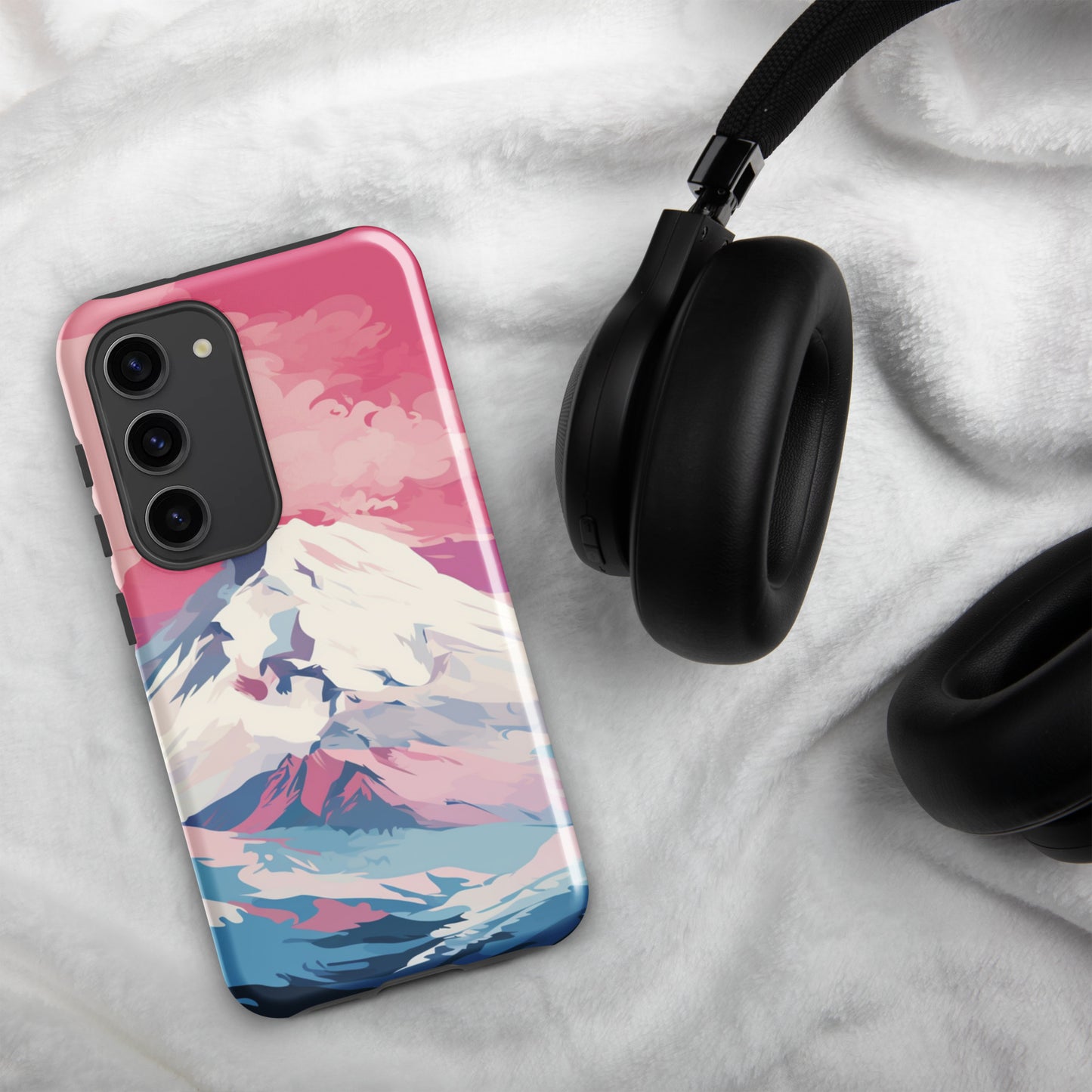 Pastel Mountain Tough Case, Shockproof Phone Case,Cool Designed Phone Cases, Pocket-friendly