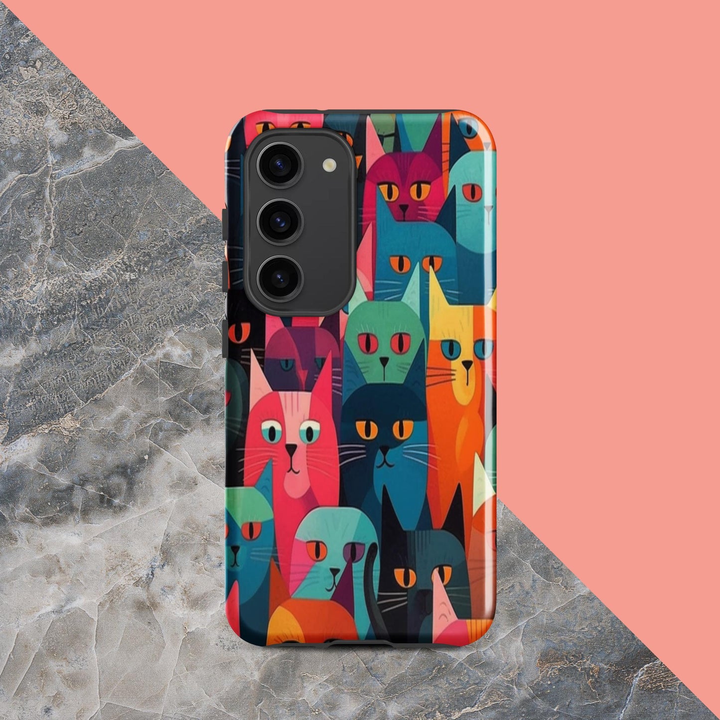 Cat Lady Tough Case, Shockproof Phone Case,Cool Designed Phone Cases, Pocket-friendly