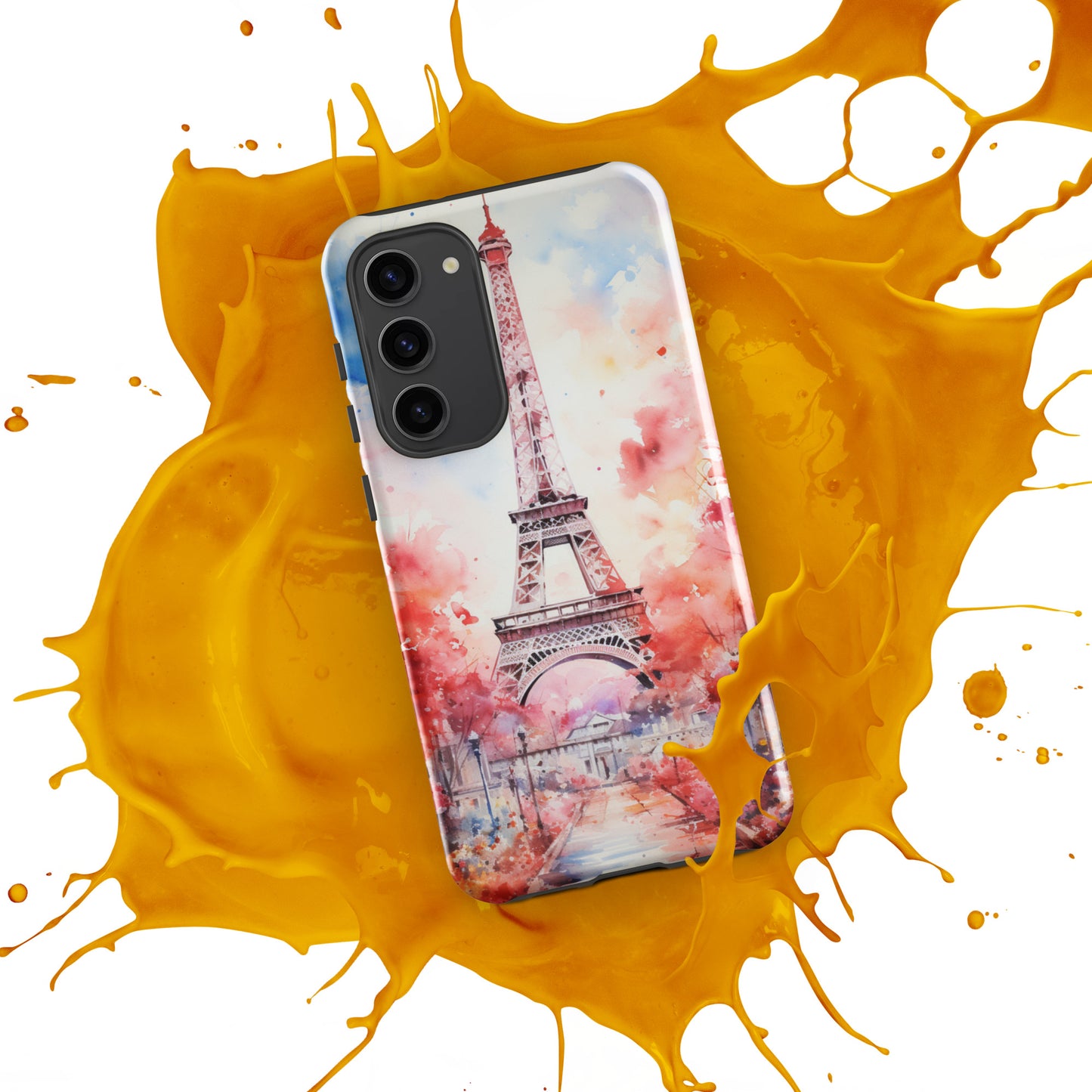 Watercolor Paris Dream Tough Case, Shockproof Phone Case,Cool Designed Phone Cases, Pocket-friendly