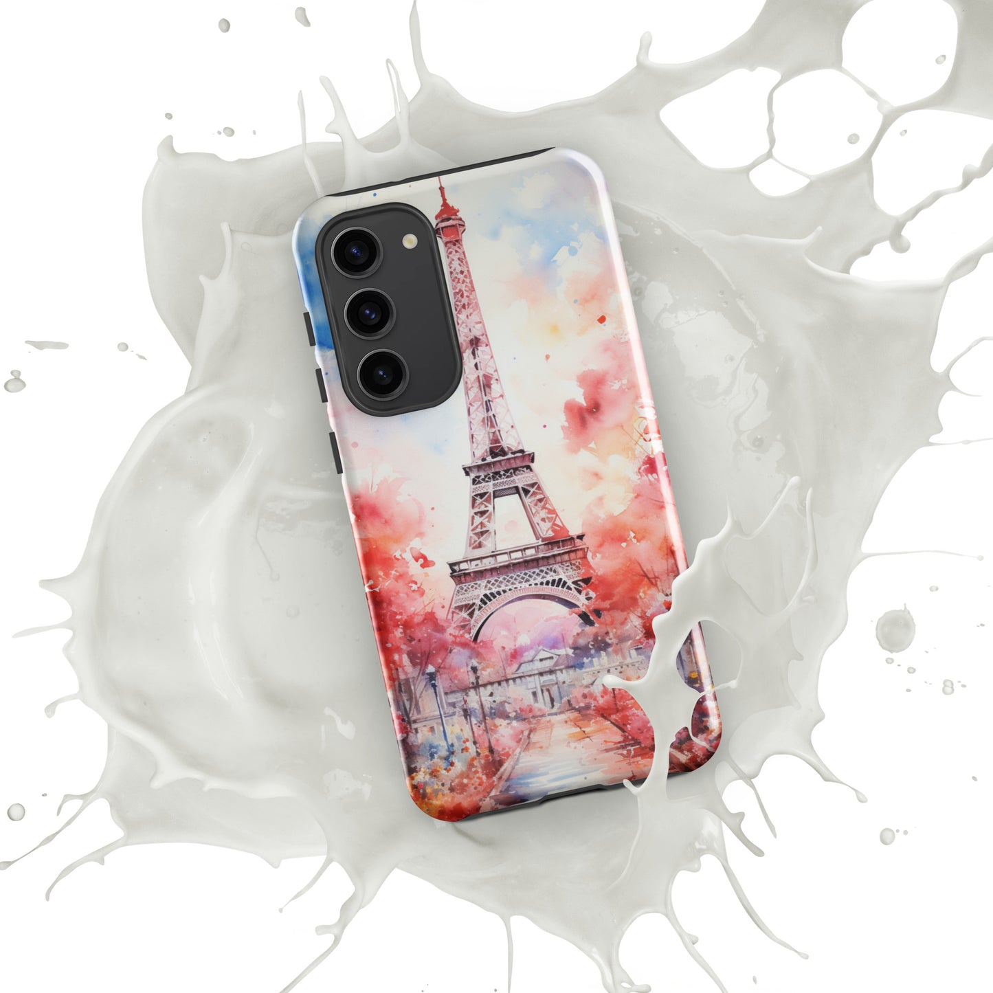 Watercolor Paris Dream Tough Case, Shockproof Phone Case,Cool Designed Phone Cases, Pocket-friendly