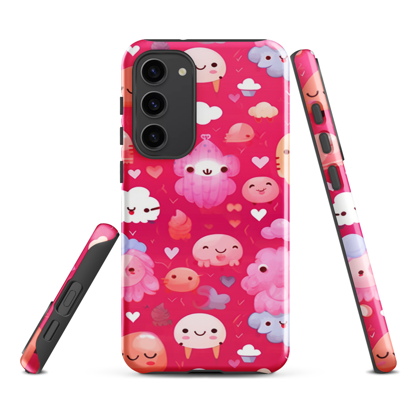 Pink and Fluffy Tough Case, Shockproof Phone Case,Cool Designed Phone Cases, Pocket-friendly