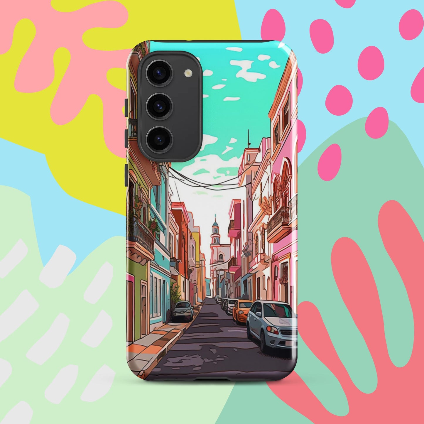 Old San Juan Tough Case, Shockproof Phone Case,Cool Designed Phone Cases, Pocket-friendly