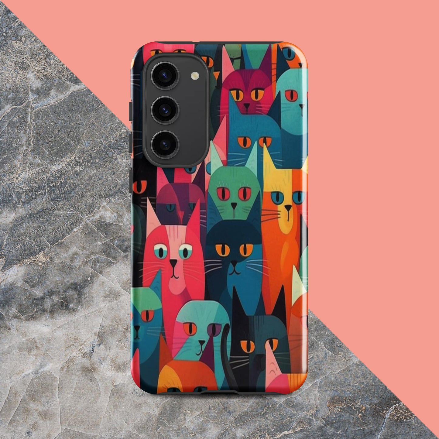Cat Lady Tough Case, Shockproof Phone Case,Cool Designed Phone Cases, Pocket-friendly