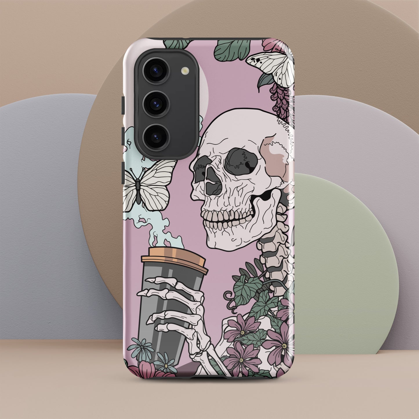 I'm Dead Without My Coffee Tough case for Samsung®, Shockproof Phone Case, Anime Designed Phone Cases, Pocket-friendly