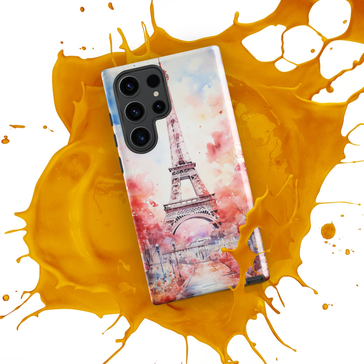 Watercolor Paris Dream Tough Case, Shockproof Phone Case,Cool Designed Phone Cases, Pocket-friendly