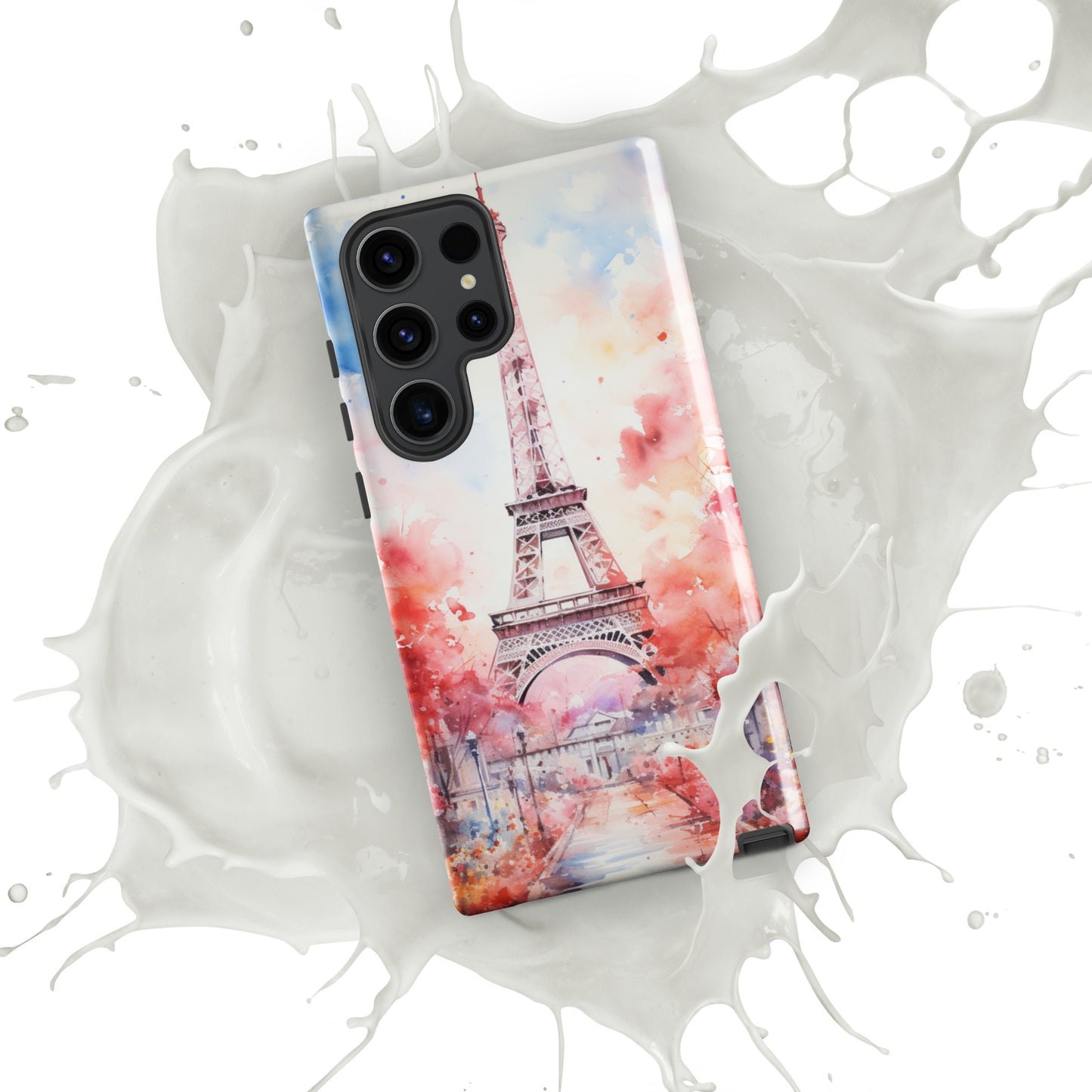 Watercolor Paris Dream Tough Case, Shockproof Phone Case,Cool Designed Phone Cases, Pocket-friendly