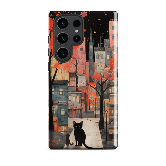 Cat In The Night Tough Case, Shockproof Phone Case,Cool Designed Phone Cases, Pocket-friendly