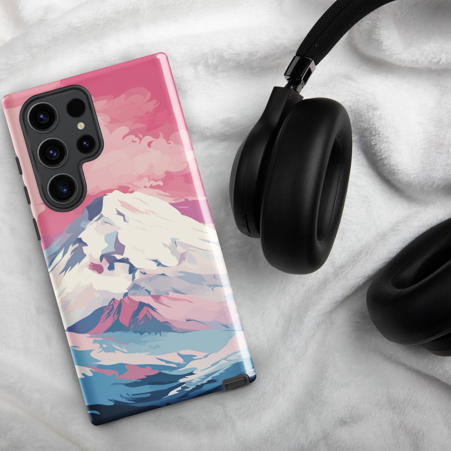 Pastel Mountain Tough Case, Shockproof Phone Case,Cool Designed Phone Cases, Pocket-friendly