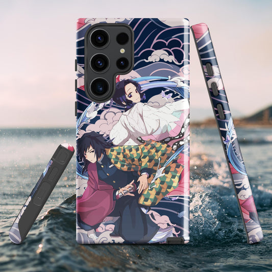 Shinobu Kocho & Giyu Tomioka Tough case for Samsung®, Shockproof Phone Case, Anime Designed Phone Cases, Pocket-friendly