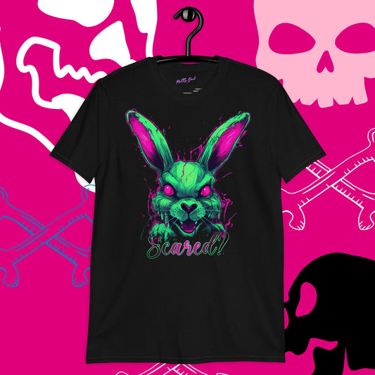 Scared Graphic T-Shirt, Premium Graphic Tees, Cool Design T Shirts,  Streetwear Casual Summer Tops T-Shirt Unisex