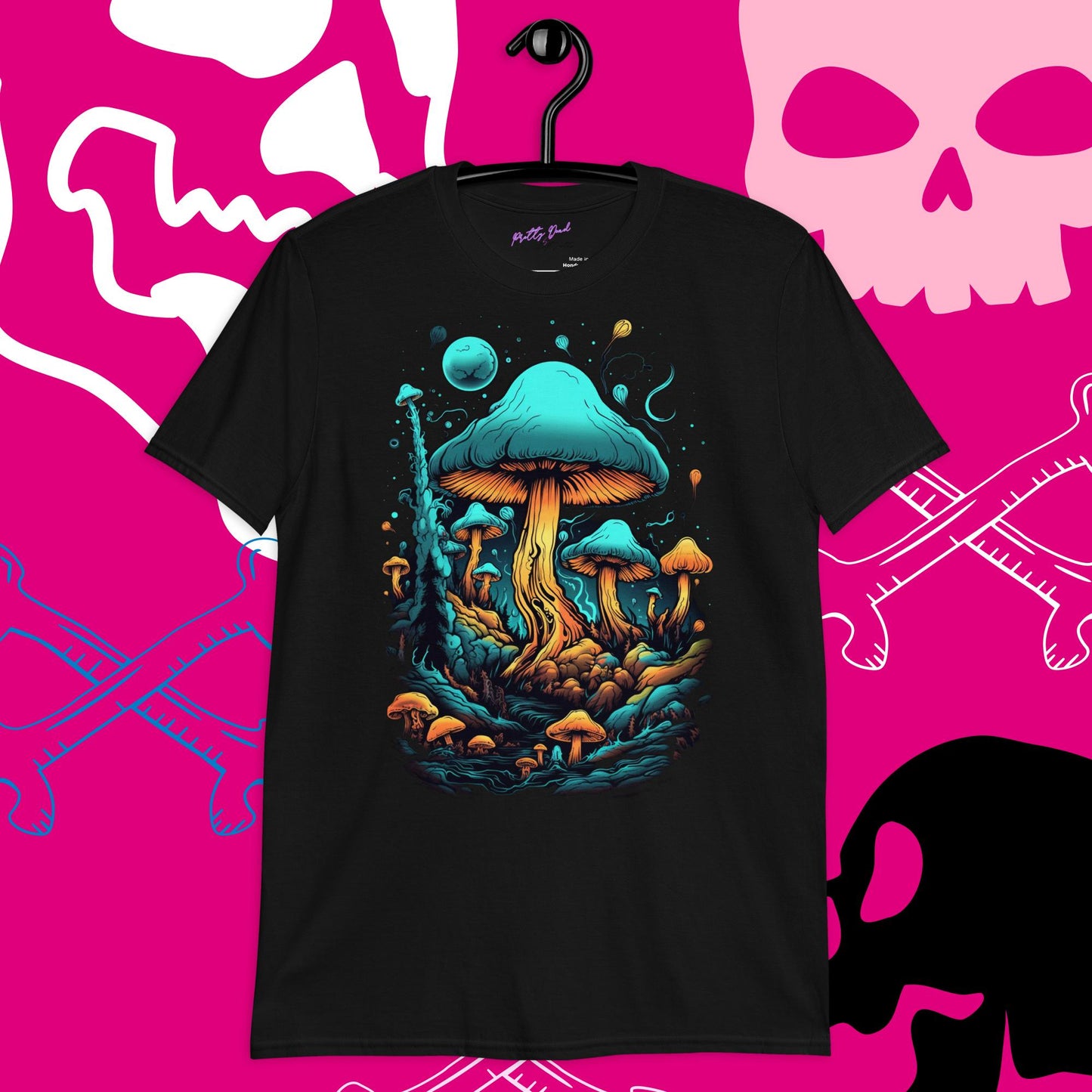 Shrooms Graphic T-Shirt, Premium Graphic Tees, Cool Design T Shirts, Streetwear Casual Summer Tops T-Shirt Unisex