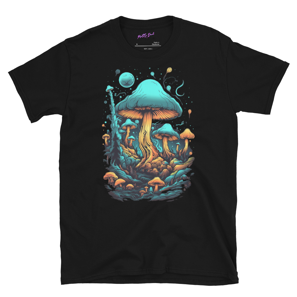 Shrooms Graphic T-Shirt, Premium Graphic Tees, Cool Design T Shirts, Streetwear Casual Summer Tops T-Shirt Unisex